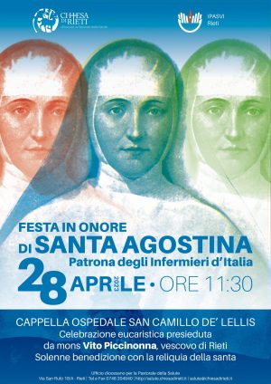 Sant’Agostina, patrona degli infermieri / Locandina