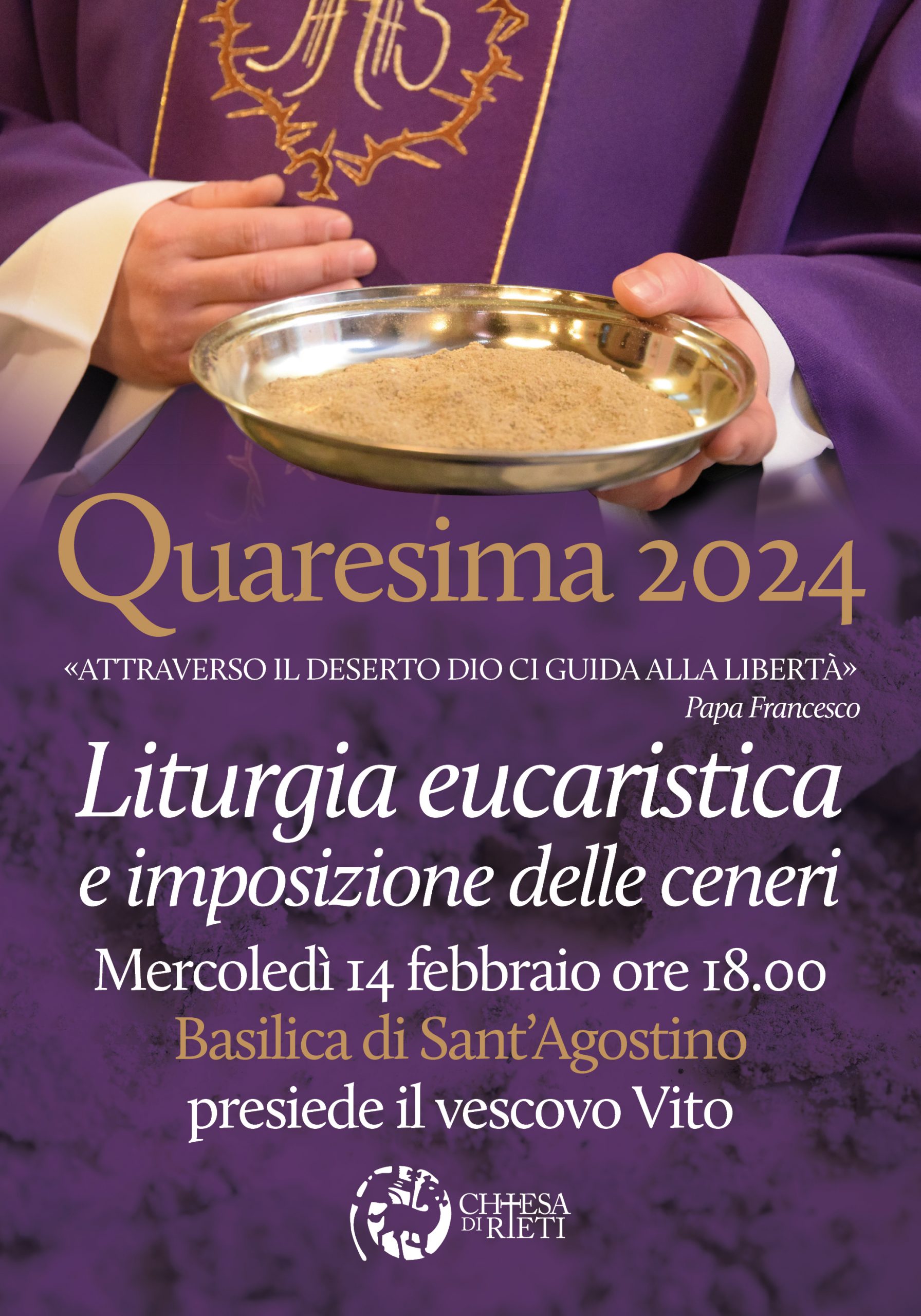 Mercoledì delle Ceneri / Locandina Chiesa di Rieti
