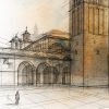 In mostra all’Archivio di Stato le carte e i disegni del ‘ripristino’ novecentesco di Cattedrale e Palazzo Papale