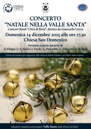 Concerto ‘Natale nella Valle Santa’ / Locandina