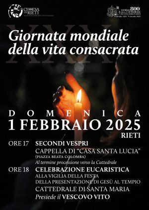 Giornata mondiale della vita consacrata / Locandina