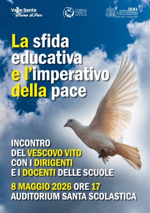 La sfida educativa e l’imperativo della pace / Locandina