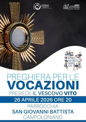 Veglia per le vocazioni / Locandina