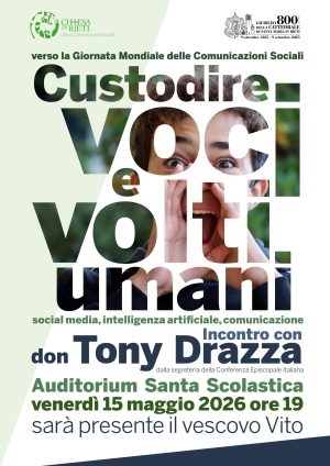 Custodire voci e volti umani / Locandina