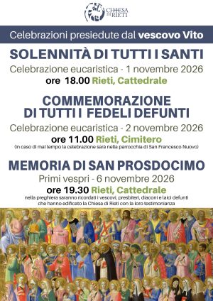 Tutti i Santi e Commemorazione dei fedeli defunti / Locandina